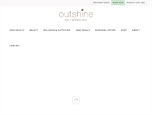 Tablet Screenshot of outshine.com.au